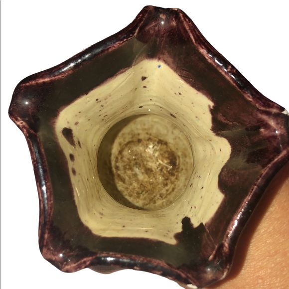 Ceramic Glazed Clay Small Vase - Picture 5 of 10